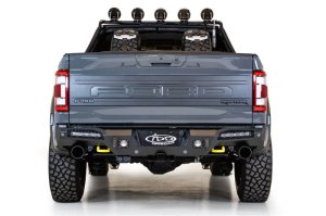 Ford Raptor Bumper - Rear - Addictive Desert Designs - HoneyBadger - Hammer Black - `21-`22